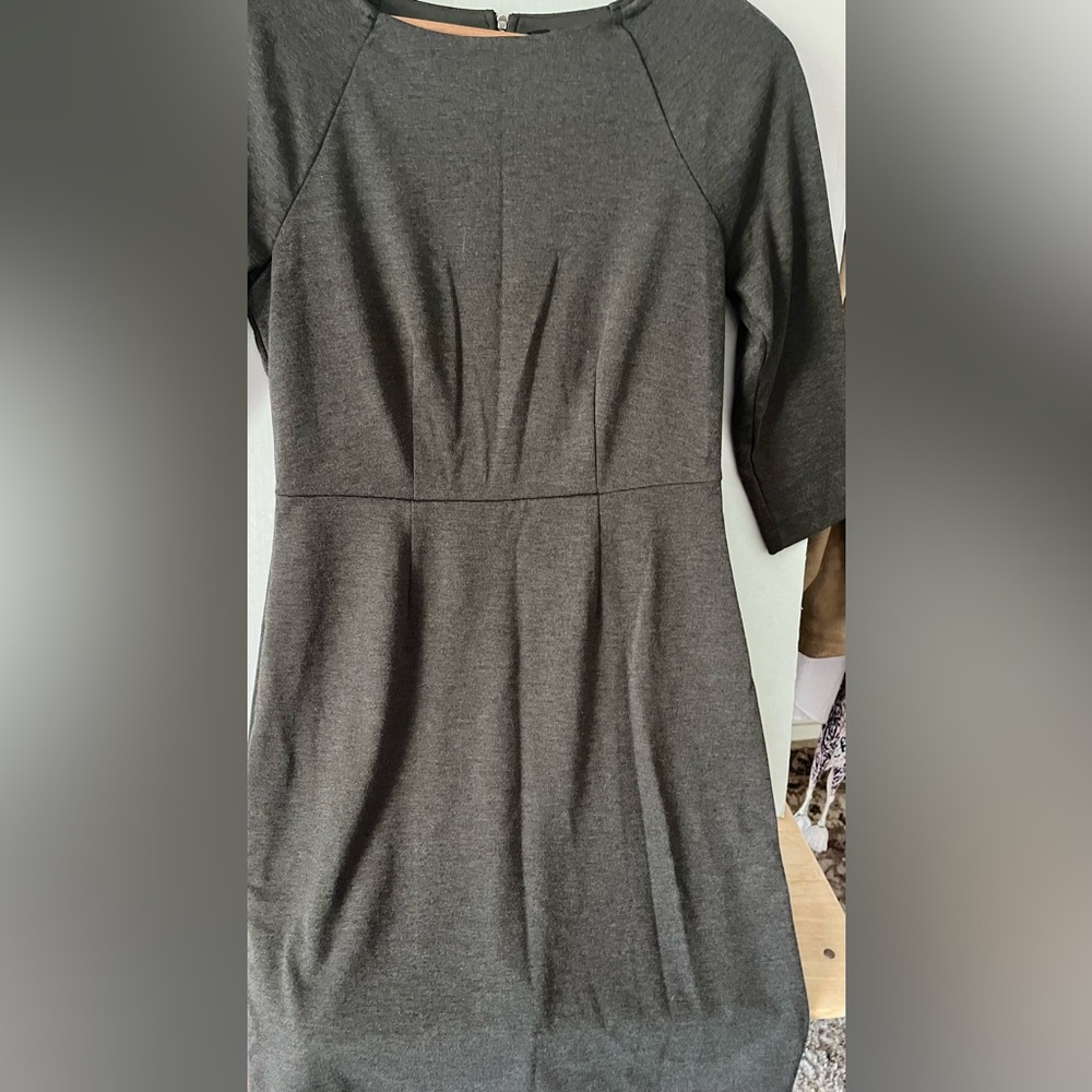 The Limited Charcoal Long (3/4) Sleeve Dress